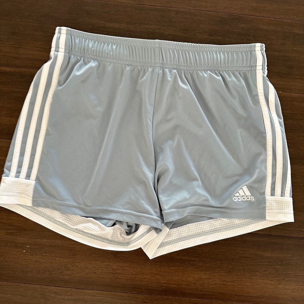 Adidas athletic shorts grey